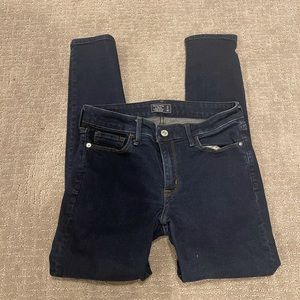 Abercrombie & Fitch Dark Blue Jeans. 27/4 S
